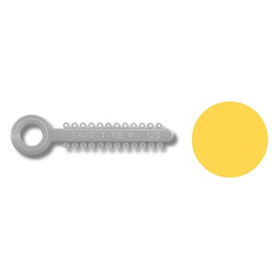 Safe-T-Tie .120 Yellow (720)