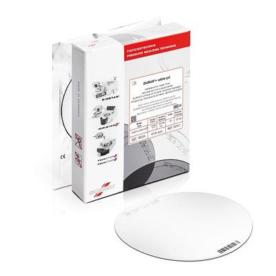 DURAN+ white pd 0.75x125 mm rd (10)